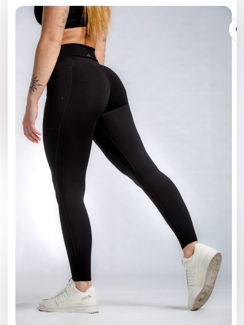 Curves N’ Combatboots NKD LEGGINGS WITH POCKETS MID WAIST size S